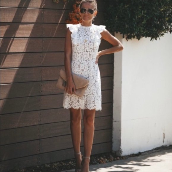 Vici Dresses & Skirts - NWOT Vici Unveiled White Lace Dress Size Small